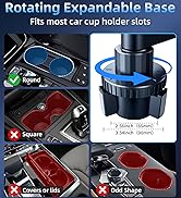 xuenair Tesla RV Semi Truck Car Cup Holder Tray Expander for Tesla Model 3 Y Accessories 2026