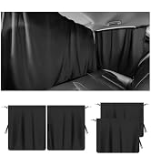 3PCS Car Window Shades,Car Privacy Window Cover for Rear Window & Partition,95% Strong Shading Ca...