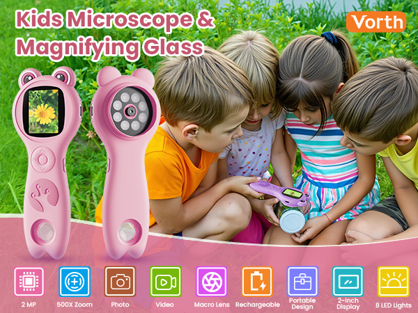 Vorth Microscope for Kids