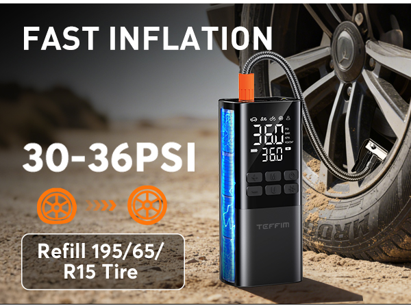 tire inflator portable air compressor