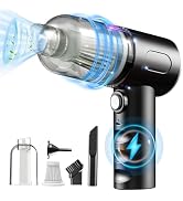 IFTHFOUR Compressed Air Duster-Vacuum Keyboard Cleaner-Air Blower 3-in-1-Electric Air Dusters-Rep...