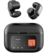 LOBKIN Open Ear Earbuds, Clip On Earbuds Wireless Bluetooth with Mic, Screen Touch Control, ENC C...