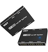 8K Displayport Multi-Monitor Adapter Splitter, BolAAzuL DisplayPort 1.4 MST Hub Splitter 1 in 3 o...