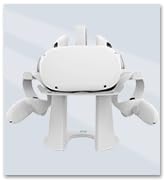 AMVR VR Stand for Oculus Quest 2, VR Headset and Touch Controllers Display Holder for Oculus Ques...
