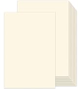 11x17 Cardstock Cream, Goefun 110 lb Extra Thick Cardstock Ivory, Large Heavy Weight Cover Card S...