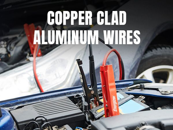 jumper cables heavy duty car battery kit booster long cable jump start jumping portable power clamps