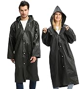 black adult raincoat