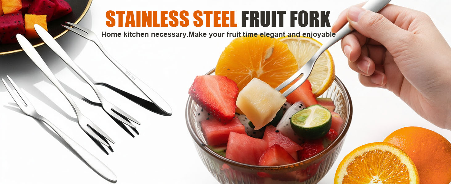 fruit fork stainless steel
