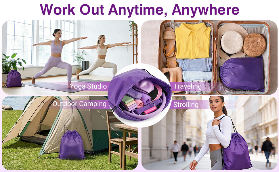 Ideal for home/gym workouts, this all-in-one kit helps beginners master Pilates with ease.