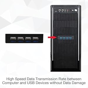 4-Port Front Panel USB Hub