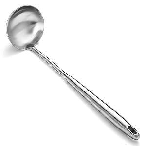 Text reads 'Image 2'. Side view of a curved metallic serving utensil or scoop with a long handle, shown against a white background.