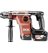 DCK 20V Cordless Rotary Hammer Drill, Brushless SDS Plus Hammer Drill with 3.6J Impact Energy, 6....