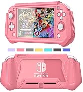 iNOTOGG Coral Compatible with Nintendo Switch Lite Case with Anti-Scratch and Shock Absorbing Pro...