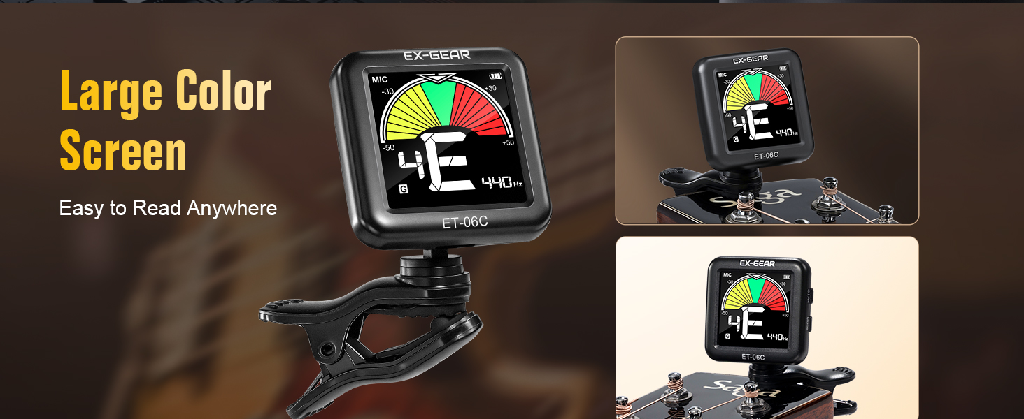 guitar tuner rechargeable