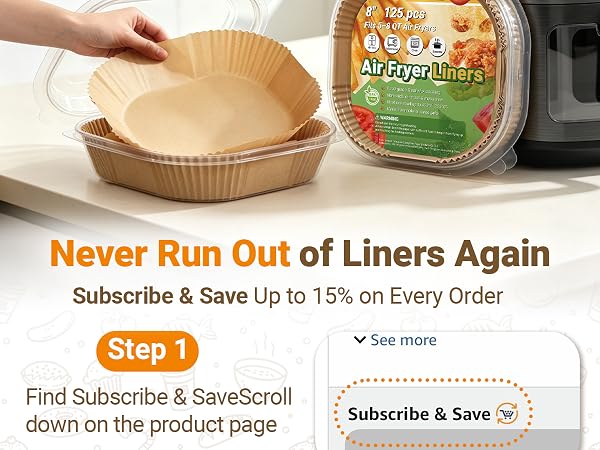 parchment paper sheets for baking air fryer liner