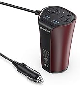 BESTEK 150W Car Power Inverter DC 12V to 110V AC Converter, Car Outlet Adapter with AC Outlet and...