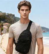MAXTOP Small Crossbody Bags for Women Men Lightweight Sling Chest Bag waist Packs for Casual Outd...