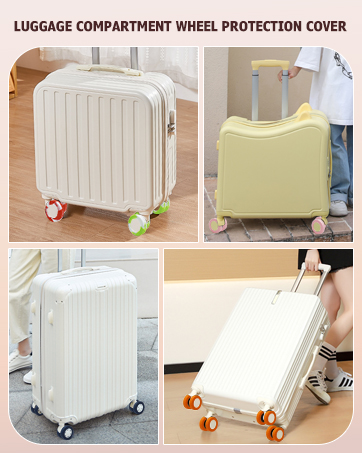 latest upgrade carry on luggage wheel covers 8 wheel ravel silicone suitcase tire cover