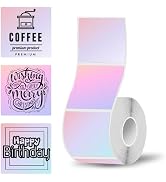 Thermal Labels Square Purple 140 Labels/Roll