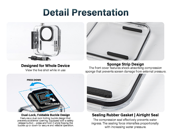 Designed for Whole Device Sponge Strip Triple-Fold Buckle Design Sealing Rubber Gasket Airtight Seal