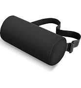 CushZone Lumbar Roll Support Pillow for Office Chair, Car, Gaming Chair, Memory Foam Back Cushion...