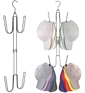 Supforce Hat Rack for Baseball Caps, Hat Holder with 360° Rotating Hook and Foldable Design, Hat ...