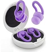 Ear Plugs for Sleeping,Reusable Noise Reduction Ear Plugs for Side Sleepers | 2 Pairs Silicone Ea...
