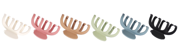 SMKSL 3.5 Inch Medium Hair Claw Clips for Girls