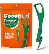 COCOBURI Tongue Cleaner for Adults-Disposable Tongue Cleaner-Disposable Plastic Tongue Cleaner-BP...