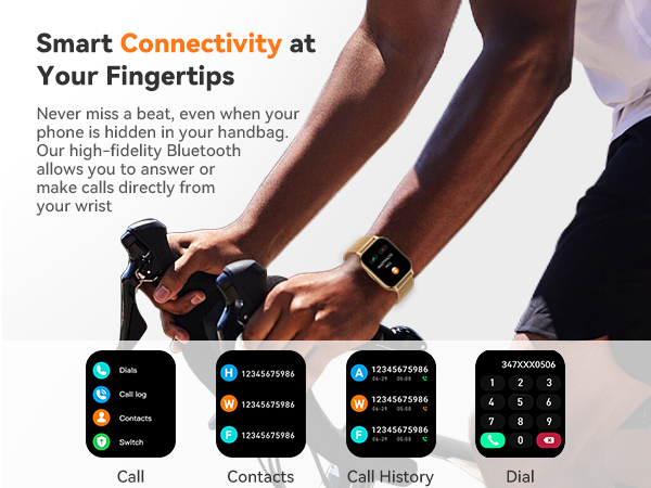 smart watch for women, smart watch with call and text