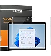 Megoo Screen Protector (2 Pack) for Microsoft Surface Go 4/3/2/1, 9H Tempered Glass, Anti-Drop, H...