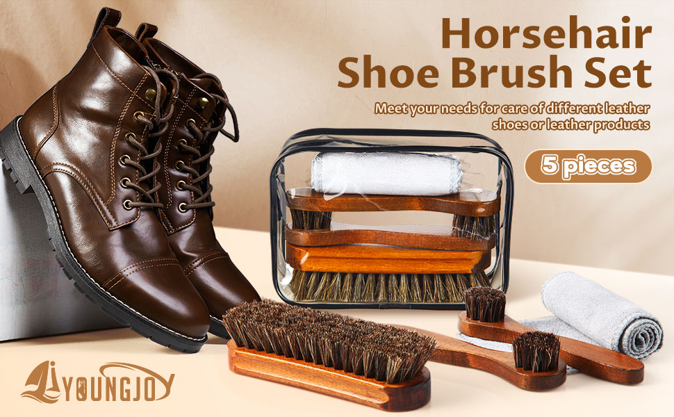 fathers day gifts, shoe polish kit, shoe cleaning kit, shoe polish brush, leather brush, boot brush