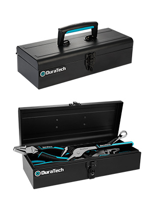 metal toolbox portable home toolbox small toolbox with handle small heavy duty toolbox duratech