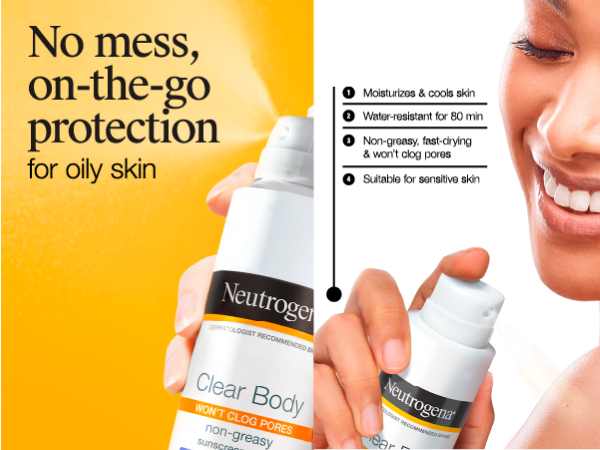 No mess, on-the-go protection, oily skin sunscreen, body sunscreen