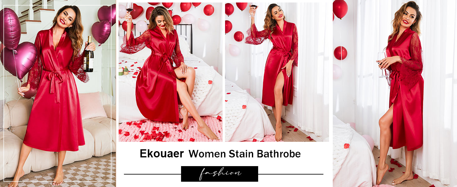 silk robe for women