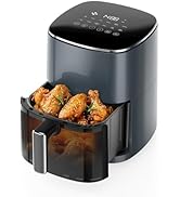 NEWBULIG Air Fryer, 6QT Square Airfryer with Visual Window, 400? Fast Heating Air Fryers Oven wit...