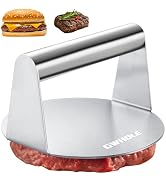 GWHOLE Smash Burger Press, 5.5 inch Round Burger Smasher, Non-Stick Burger Press Patty Maker for ...
