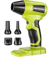 Taingwei Cordless Dust Blower for Ryobi 18v Battery - High-Speed, Brushless Motor, 130,000 RPM, L...