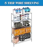 guanriver 5-tier 1250lbs chrome 48"L*18"W*72H