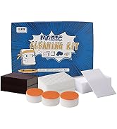 Dr.WOW Magic Cleaning Kit Include Ultra Magic SpongeX3pcs,Magic Wipe sheetsX48pcs,Emery spongeX6p...