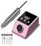 45000RPM Electric Nail Drill Professional: High-Speed Nail File Kit with LCD Display for Acrylic,...