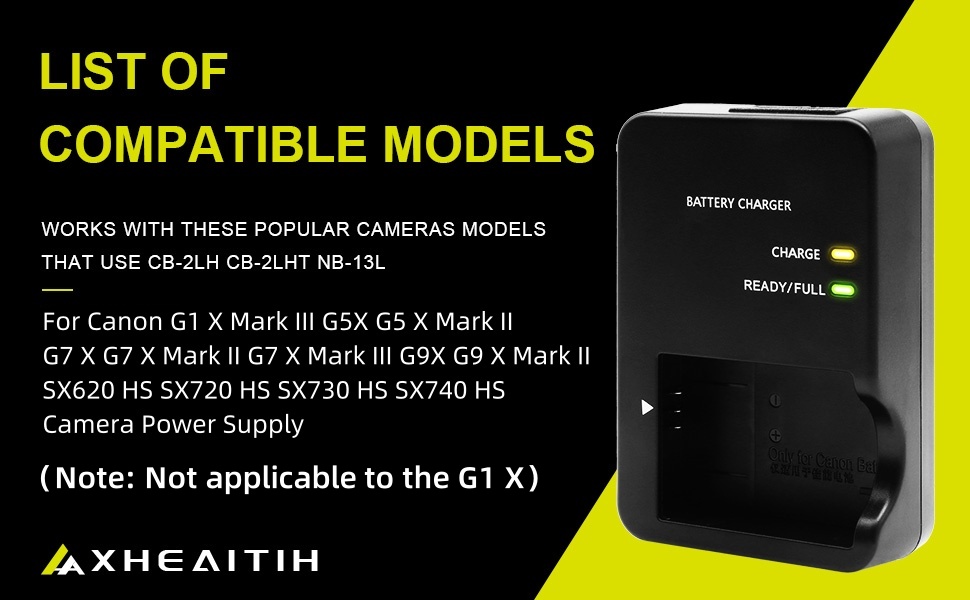 CB-2LH CB-2LHT NB-13L for Canon