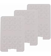 Meroqeel 3 Pack White Adhesive Phone Card Holer for iPhone, Suction Cup Phone Sticky Grip Suncker...