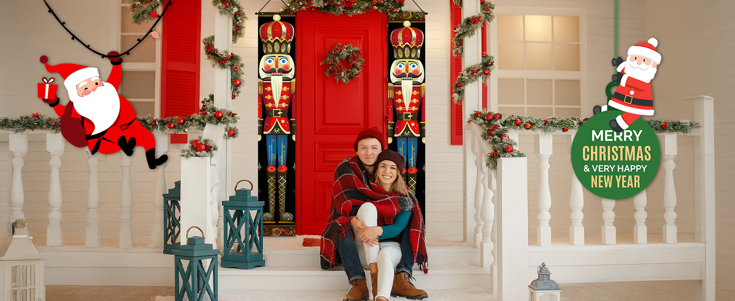 Holiday wall hanging banner