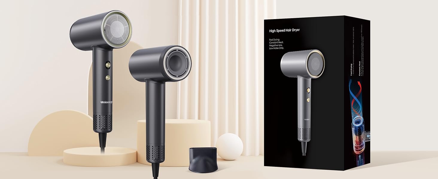 High speed hair dryer