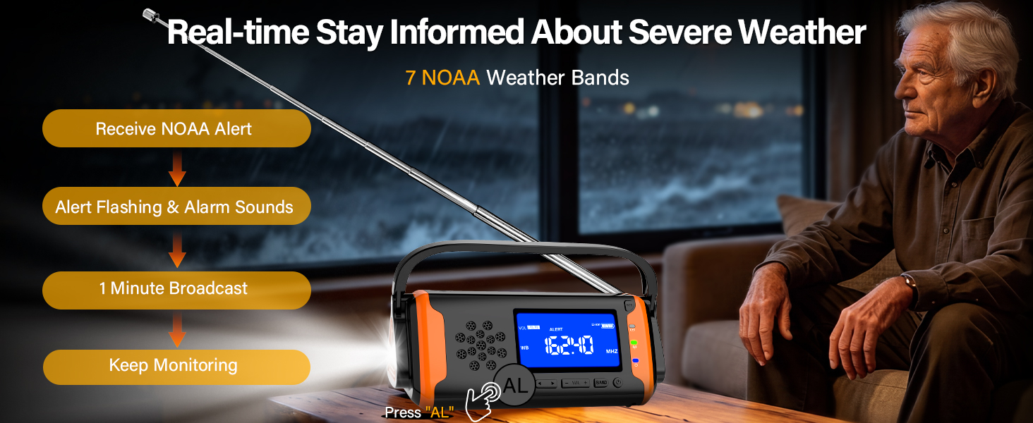 NOAA weather alert radio hurricane supplies
