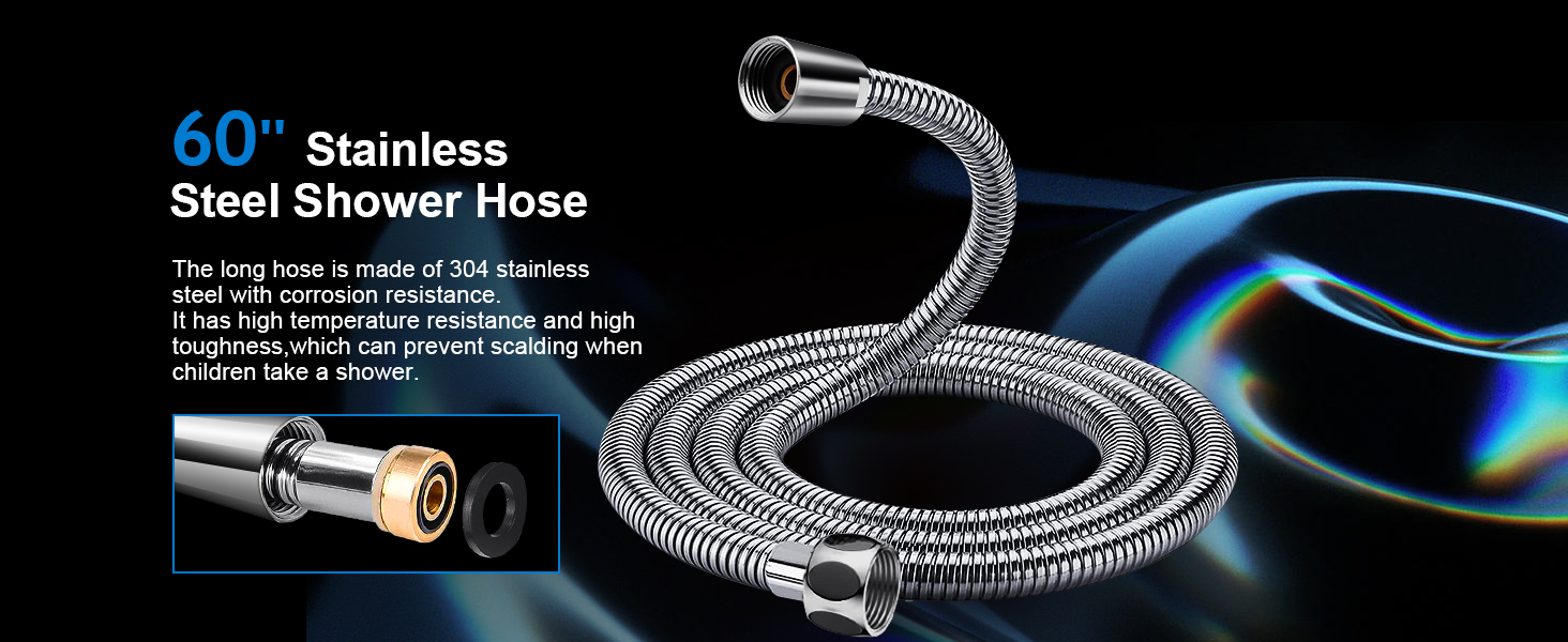 shower head with hose