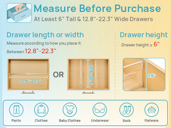 clothes drawer organizer