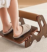 Spacocld Foot Rest for Under Desk at Work- Adjustable Rocking Foot Stool with 3 Height Positions ...