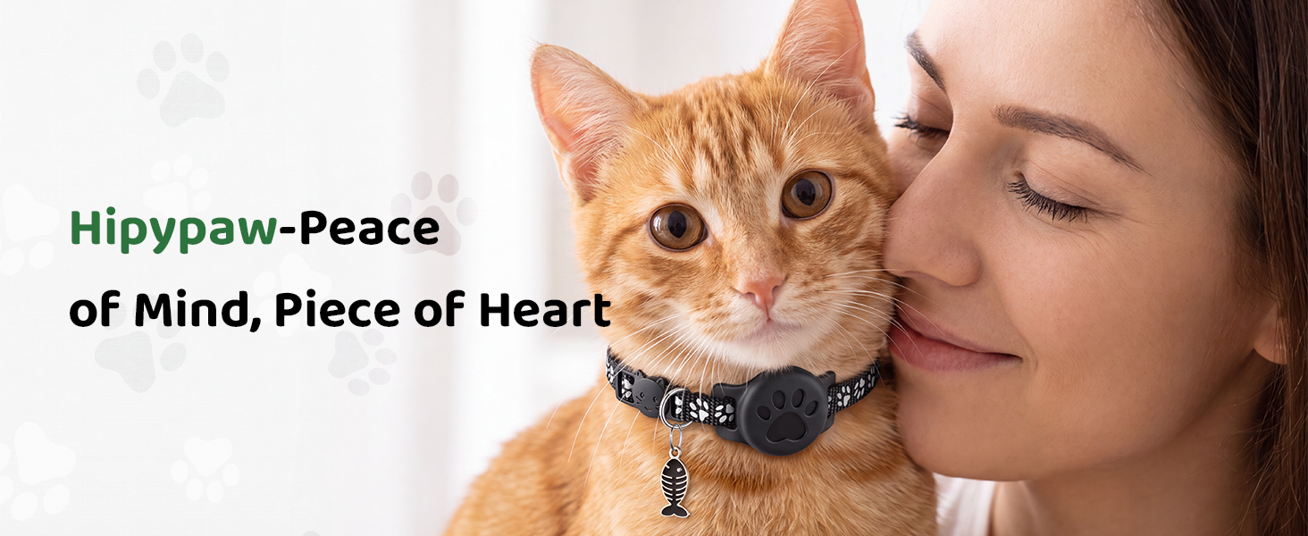GPS Pet Tracker CollarMini Smart Real Time Tracking Tag for Cats Dogs, No Monthly Fee